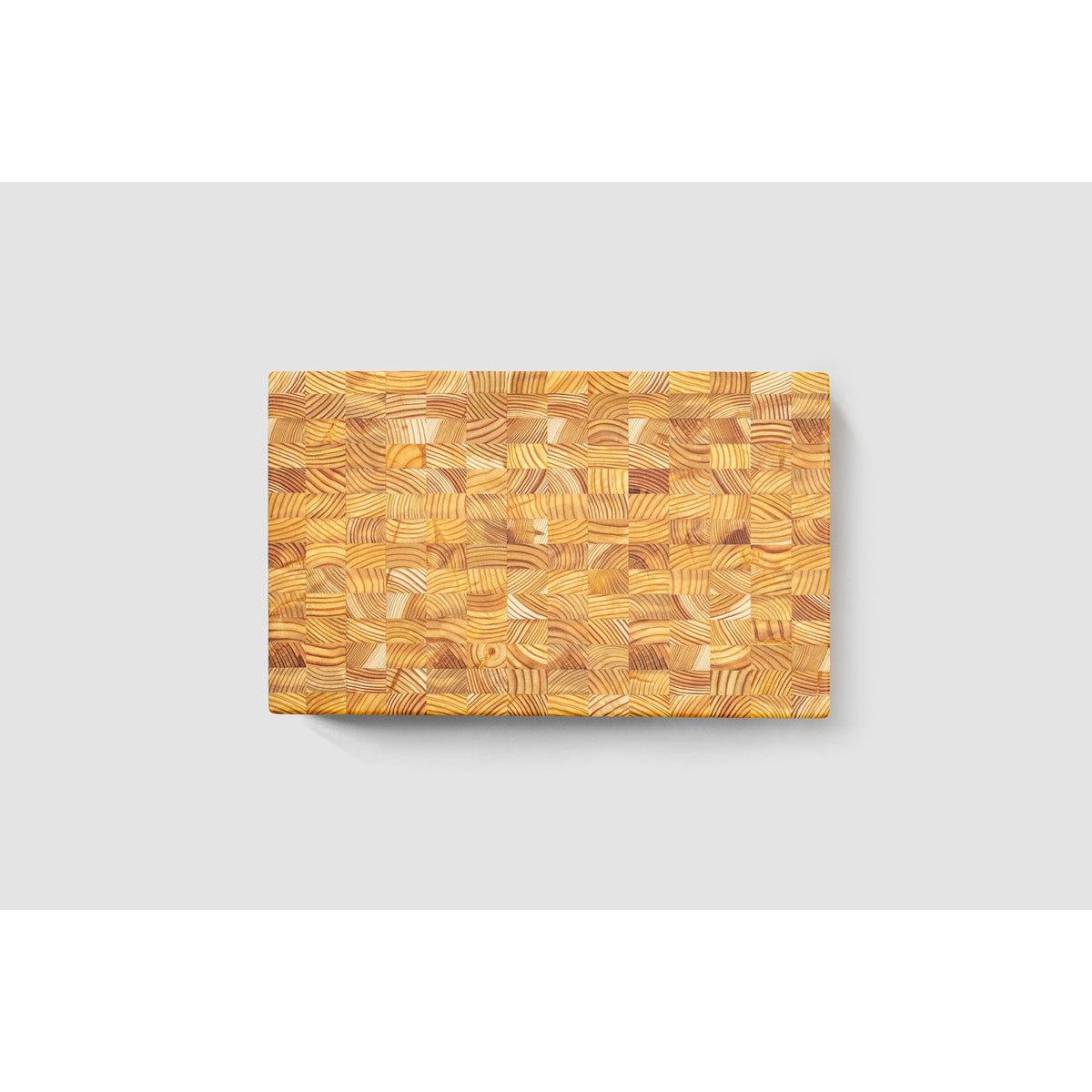 Larchwood small end-grain larch wood cutting board, Patina Vancouver