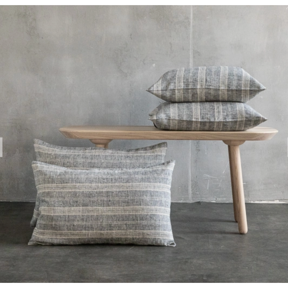 LinenMe linen cushions and throws from the Lara and Rustico lines, Patina Vancouver