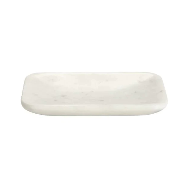 Belle de Provence marble soap dish with rounded corners, Patina Vancouver