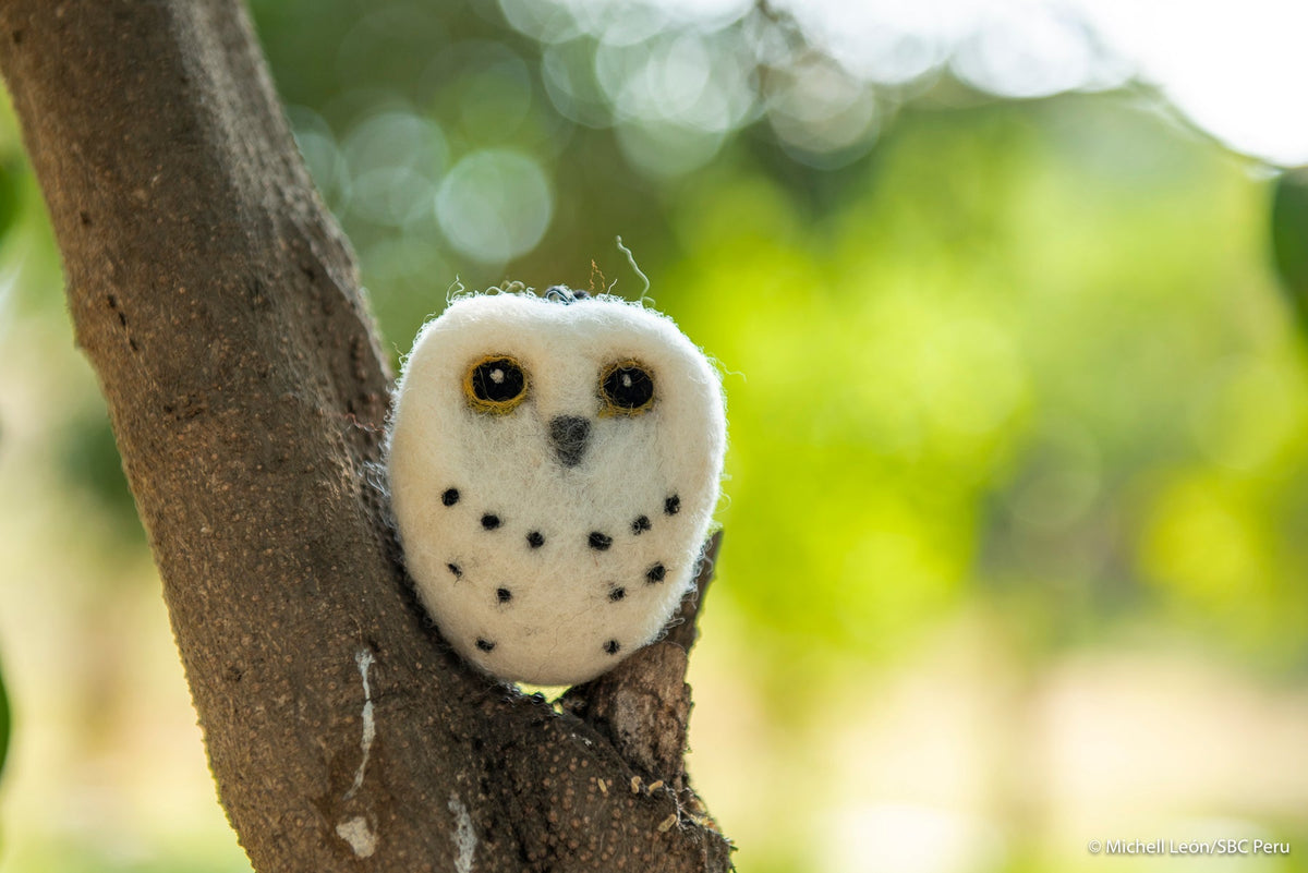 Spectacled Bear Conservation - Snowy Owl - Ornament