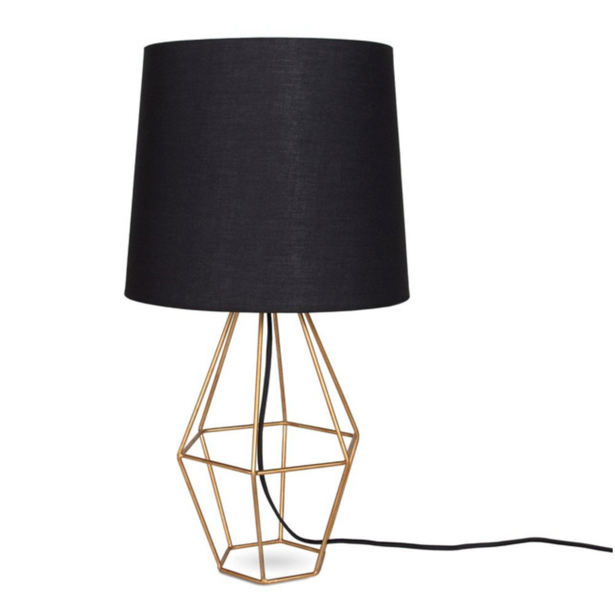 Style in Form Locum table lamp with geometric base, Patina Vancouver
