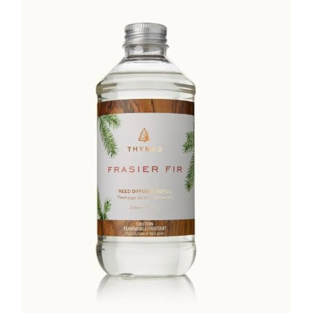 Thymes Frasier Fir reed diffuser oil refill, alternate view, Patina Vancouver