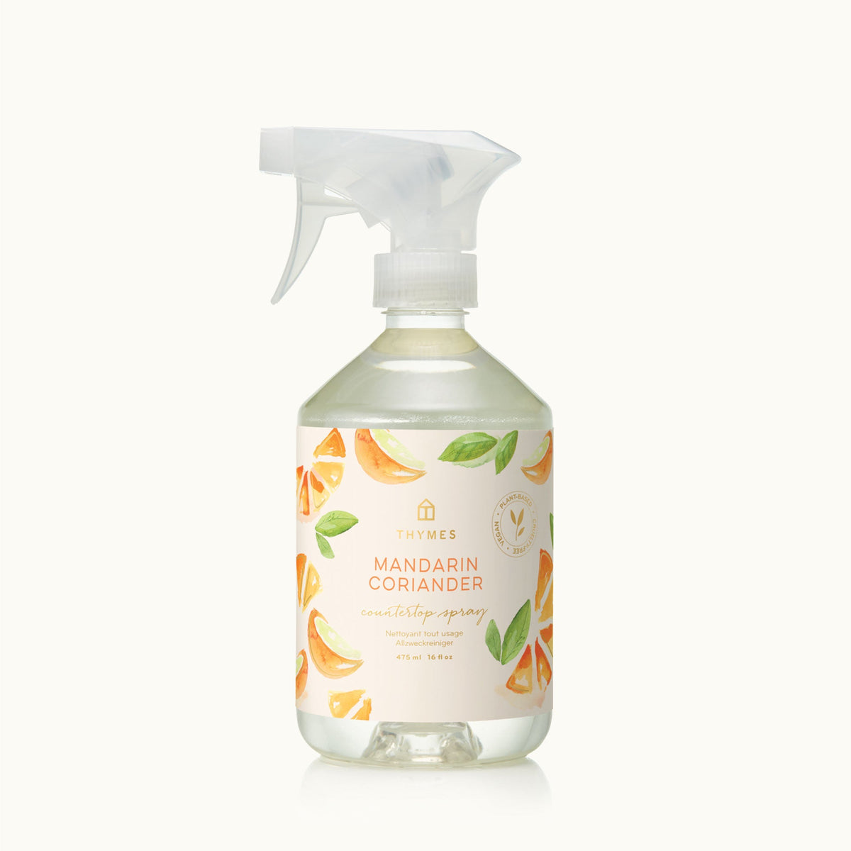 Thymes Mandarin Coriander Countertop Spray, citrus-scented kitchen cleaner, Patina Vancouver
