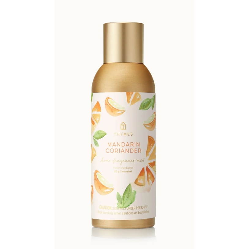 Thymes Mandarin Coriander Home Fragrance Mist room spray bottle, Patina Vancouver