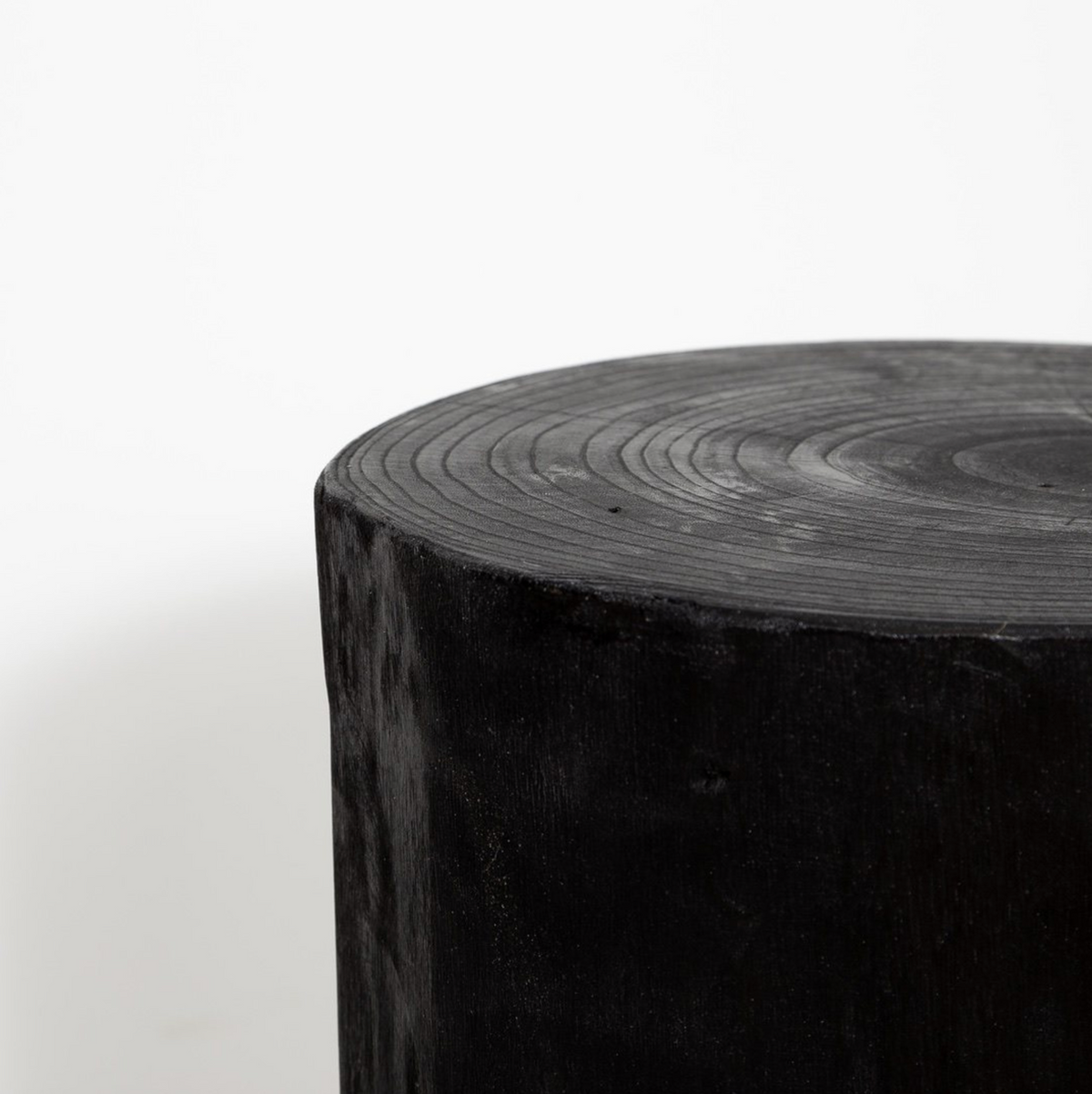 Style in Form - Nova Wide 21" Stump Round (Black)