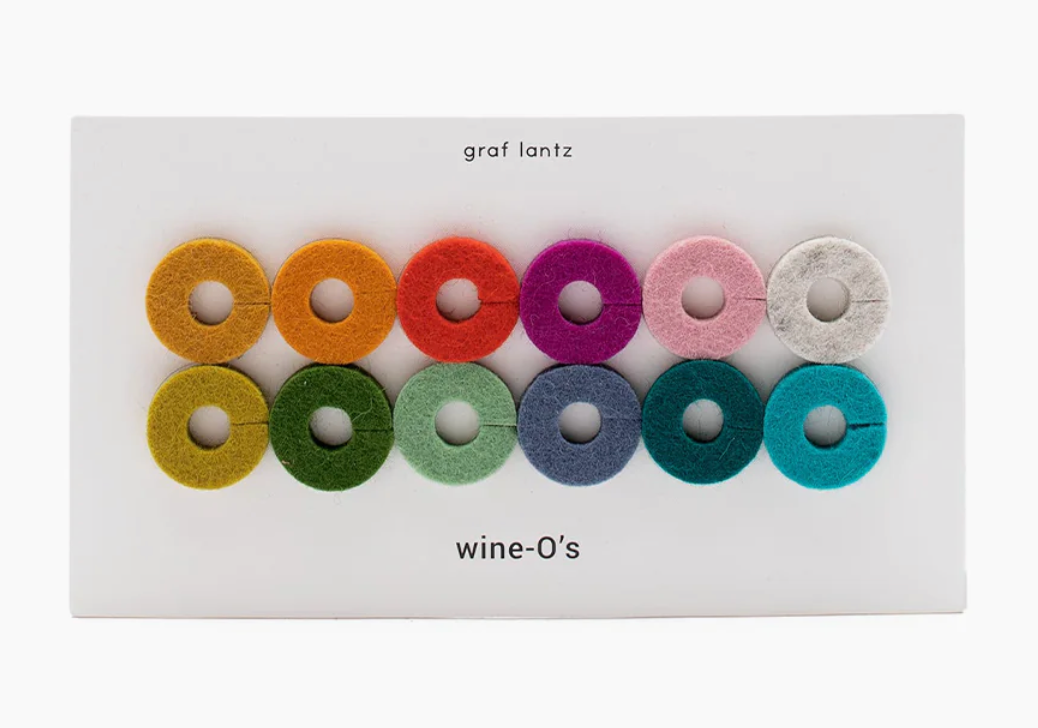 Graf Lantz - Paradise Felt Wine-O’s Wine Markers - Kitchen
